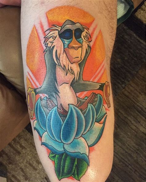 Rafiki Tattoos: Ideas for Lion King Fans